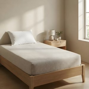 Grounding Fitted Sheet Single for earthing during sleep on single bed
